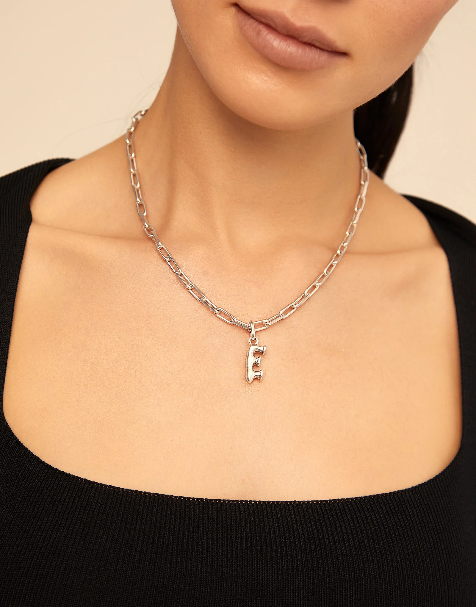 UNO Charm - Medium Silver