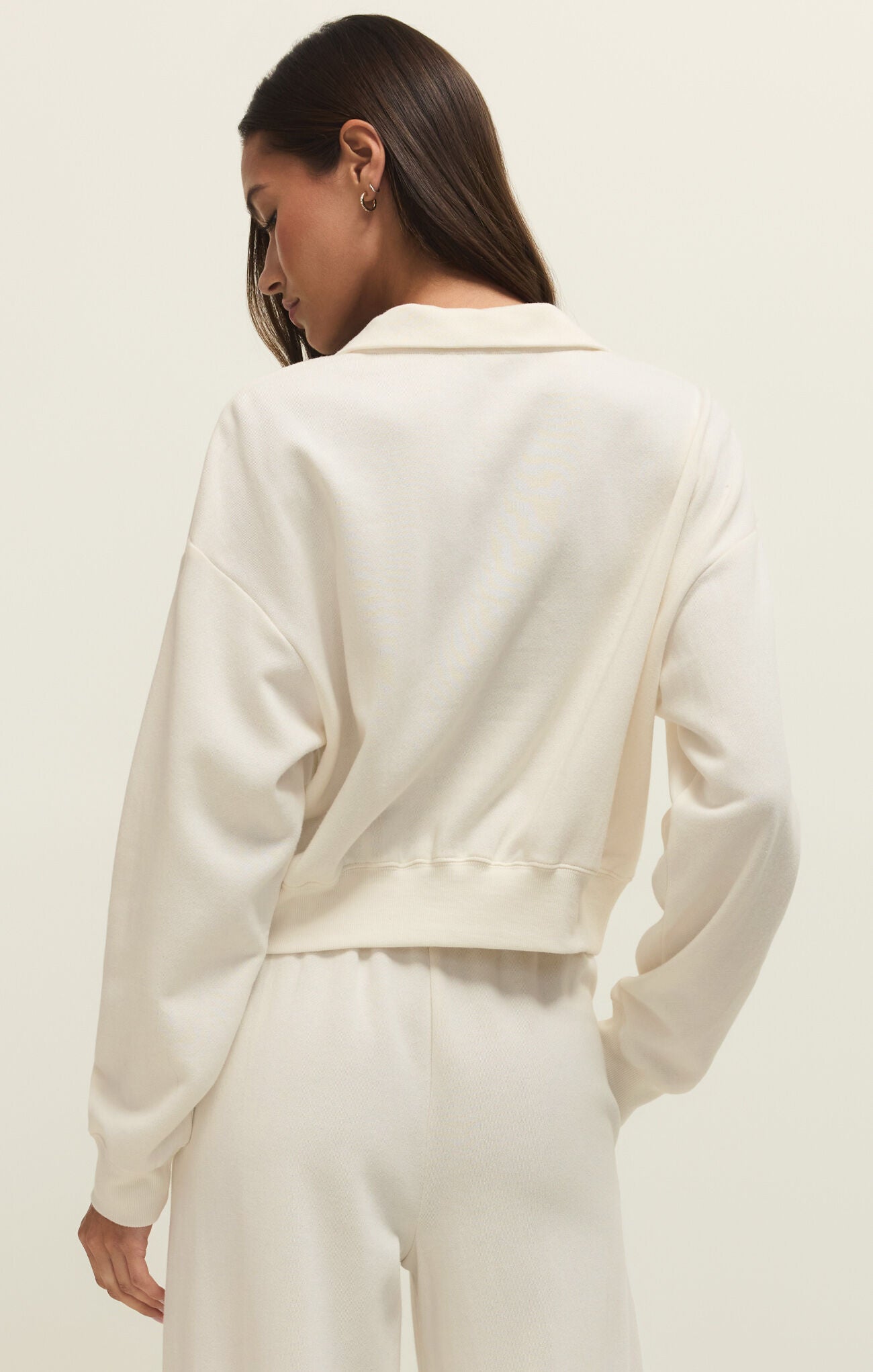 Downtown Half Zip Sweatshirt - Cloud+