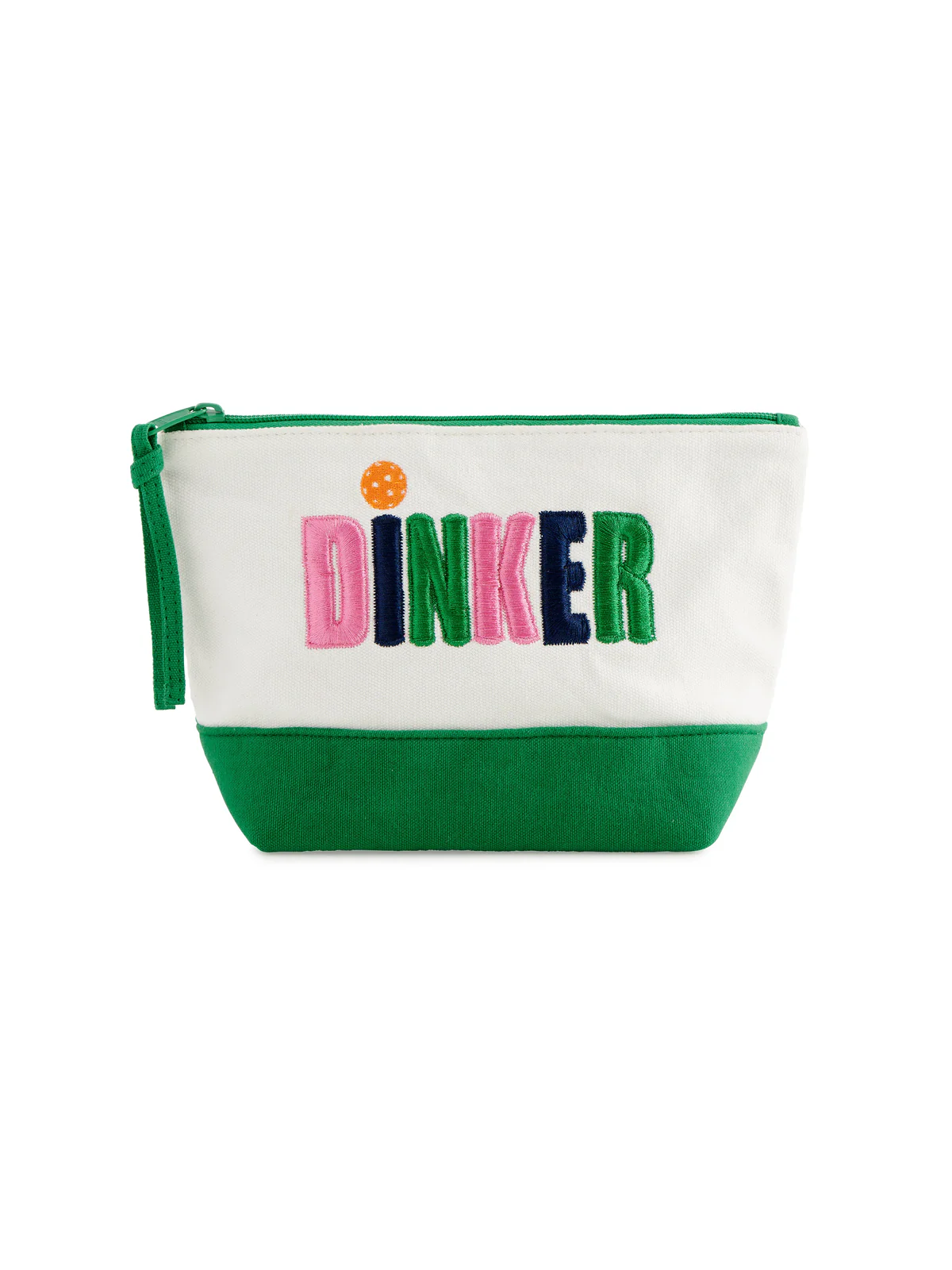 "DINKER" Zip Pouch - Ivory