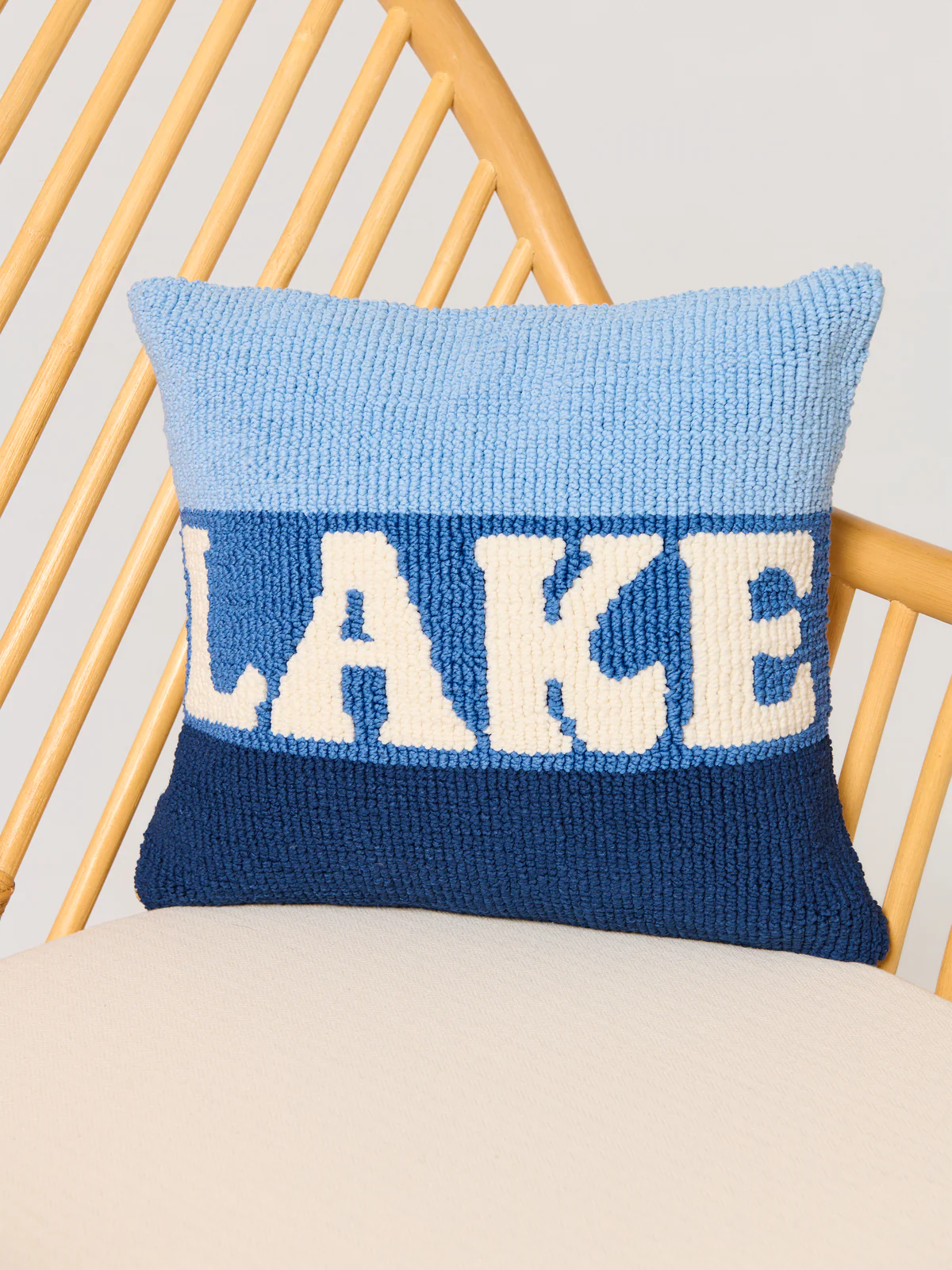 Shiraleah "Lake Weekend" Pillow - Blue