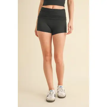Soft Knit Jersey Foldover Shorts