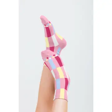 Color Block Casual Socks