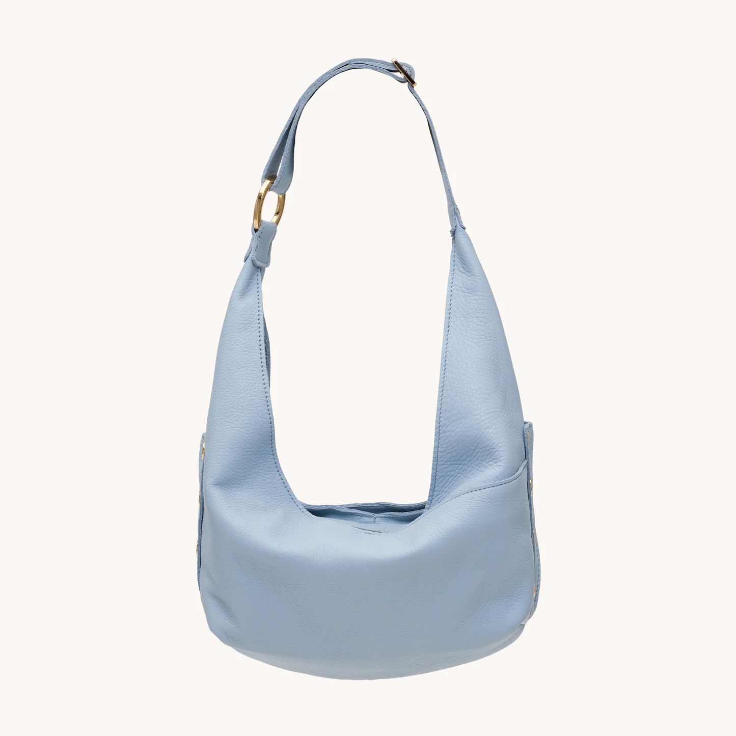 Hammitt Tom Zip Med - Hazy Blue/Gold