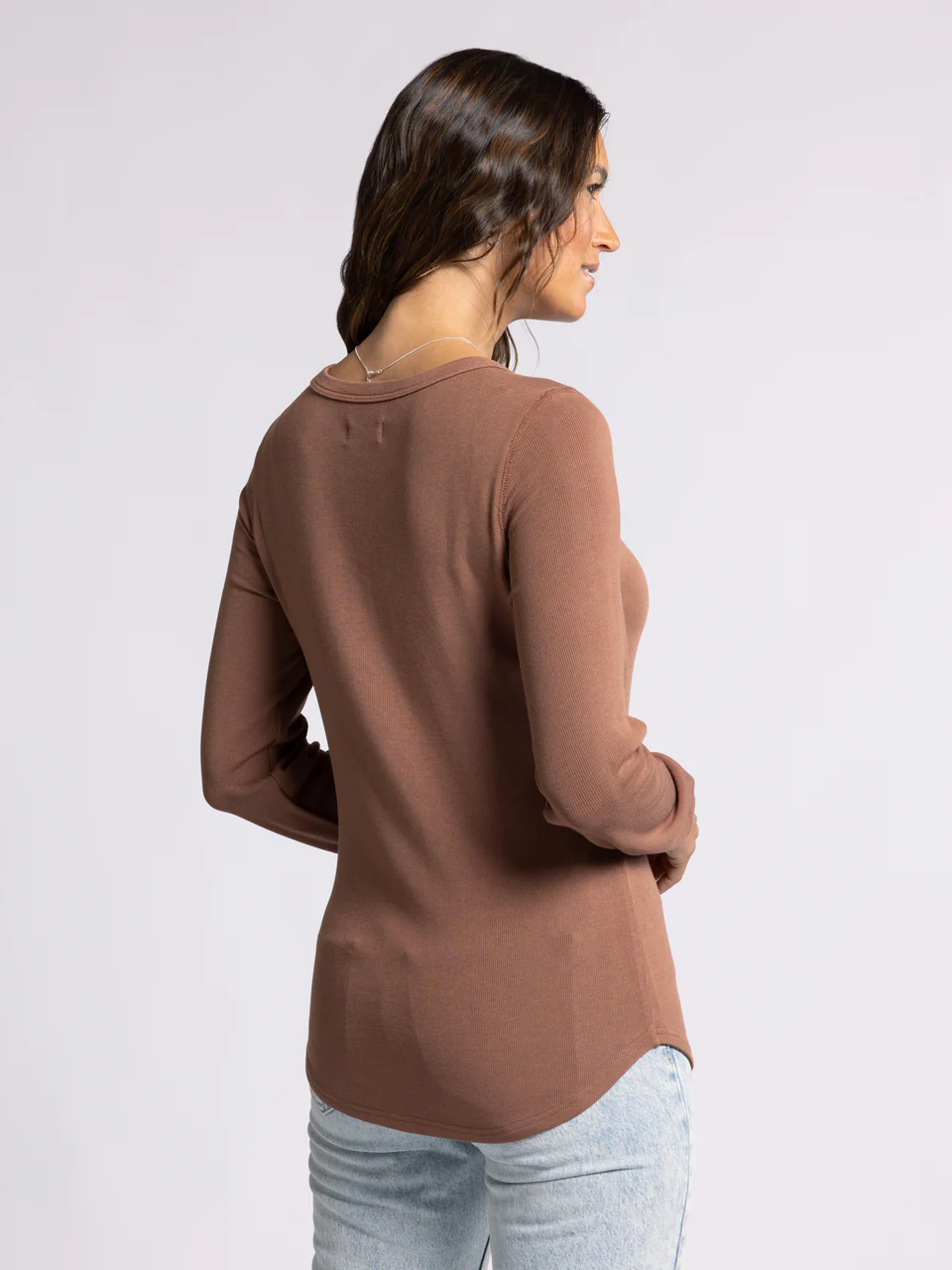 Stacy Top - Brown Rust