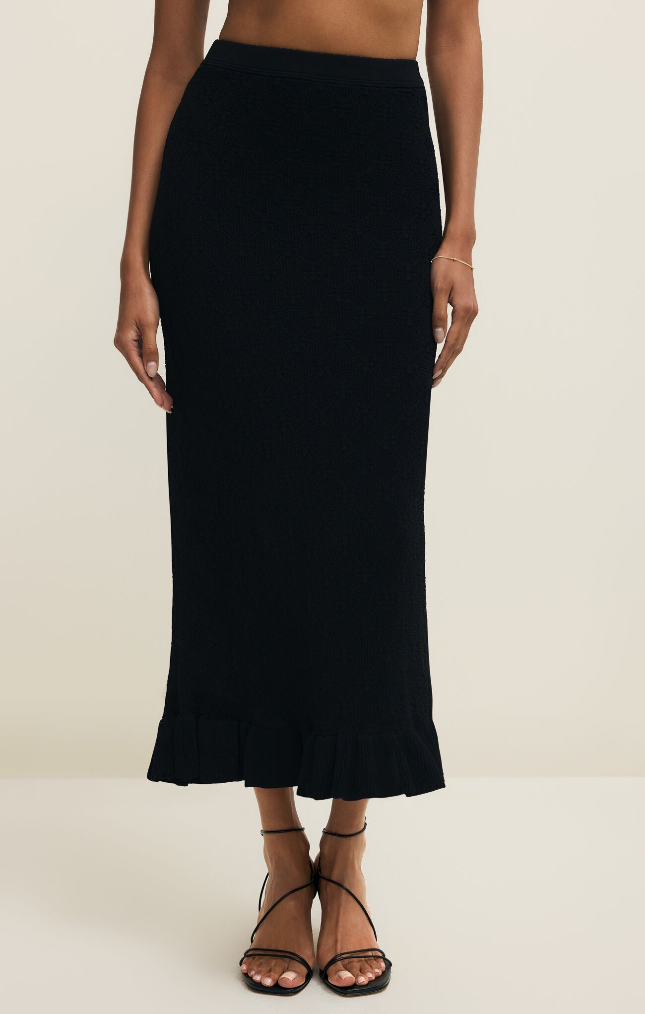 Ramona Sweater Skirt - Black