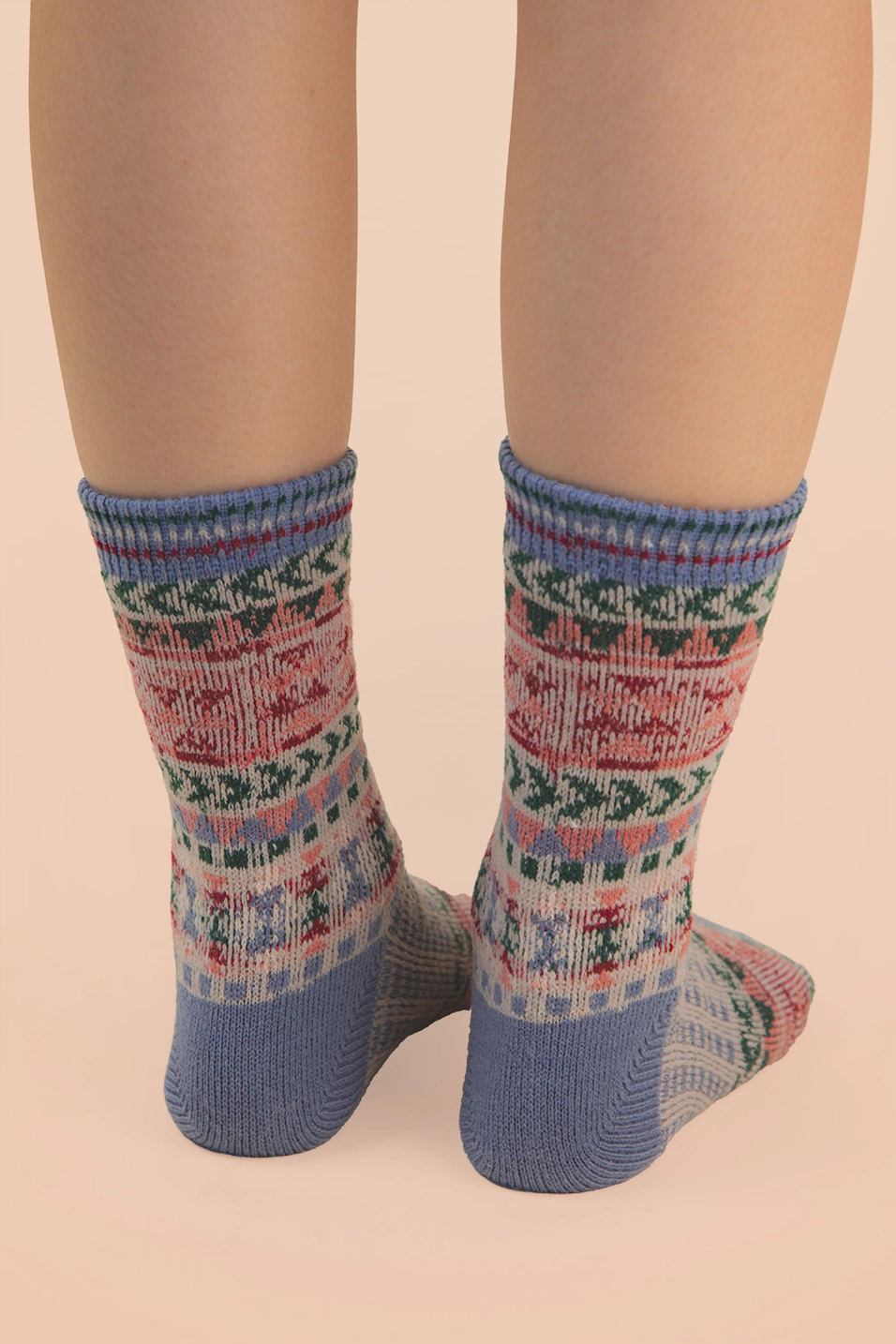 Geometric Graphic Crew Socks