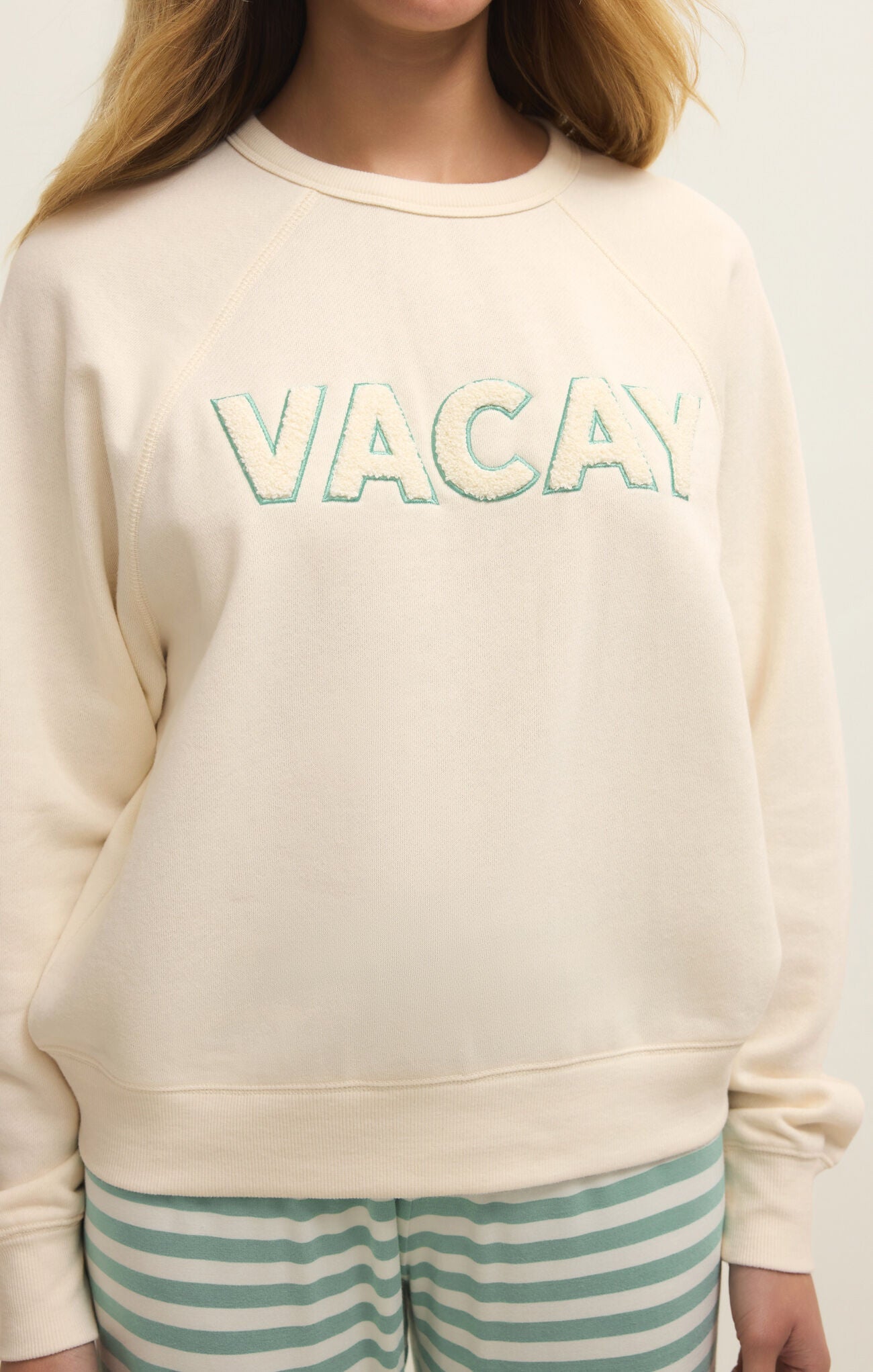 Vacay Sweatshirt - Vanilla Ice