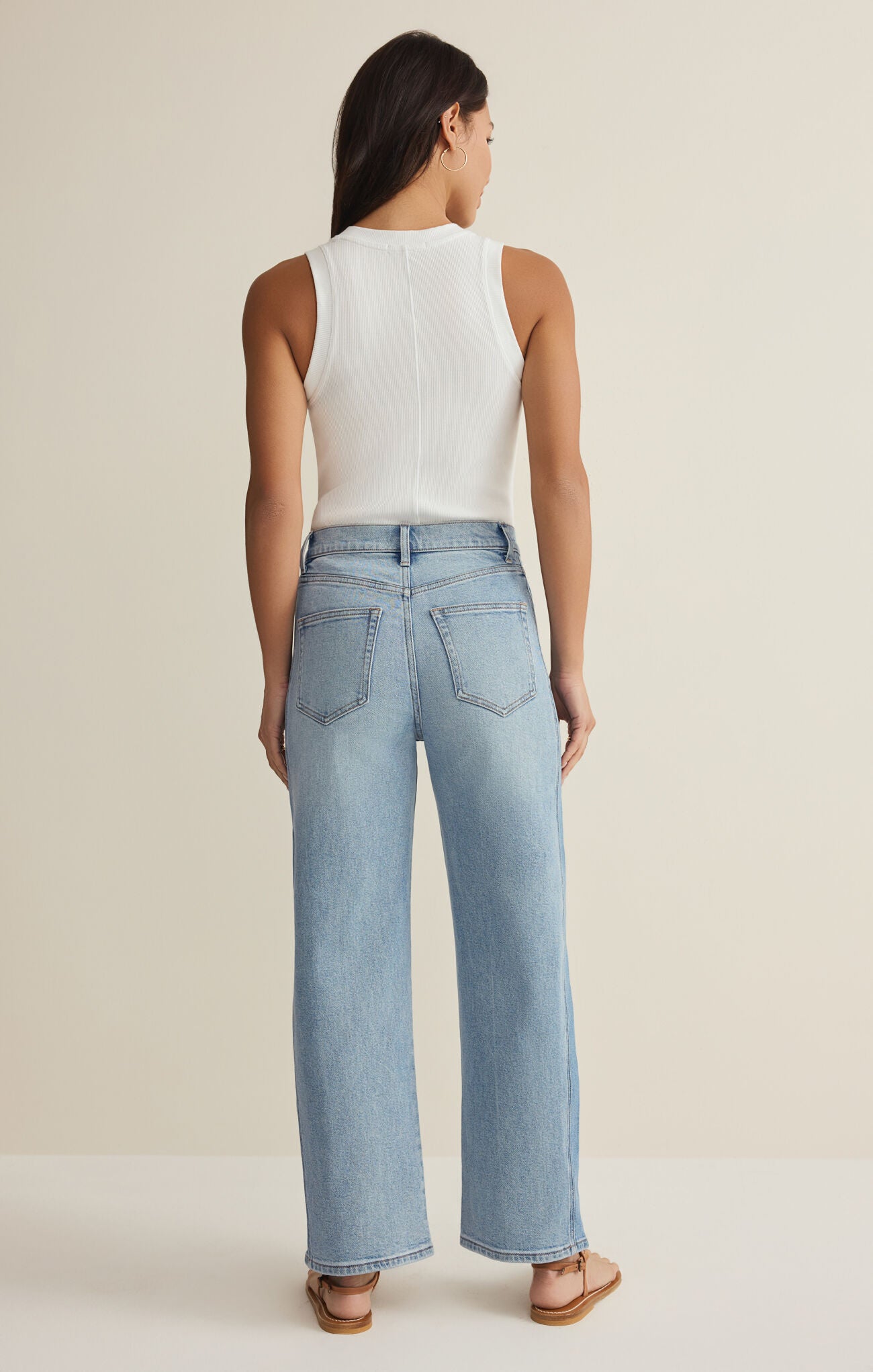 Luna High Rise Crop Bowed - Utopia