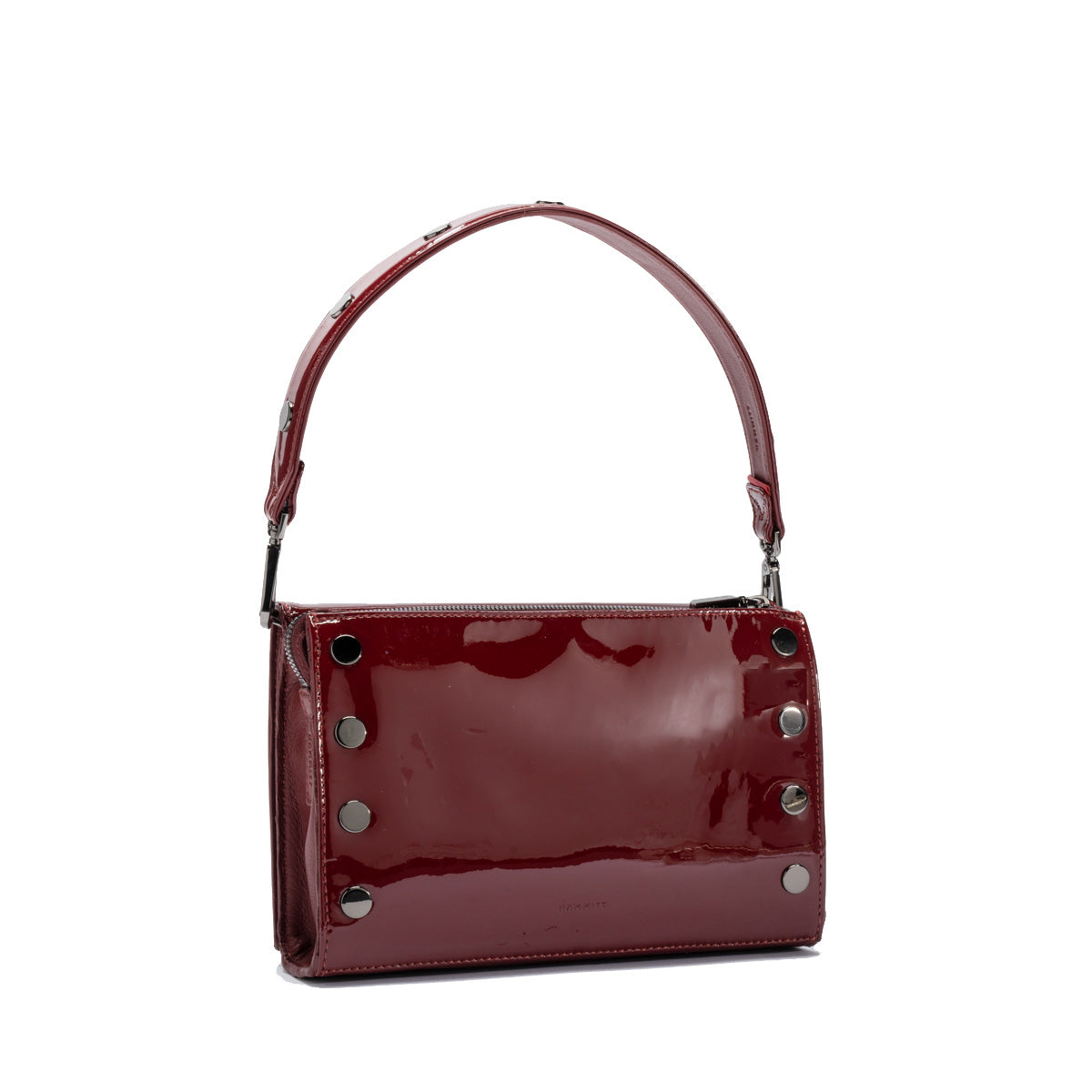 Hammitt Montana Clutch Small - Pirouette Patent/Gunmetal