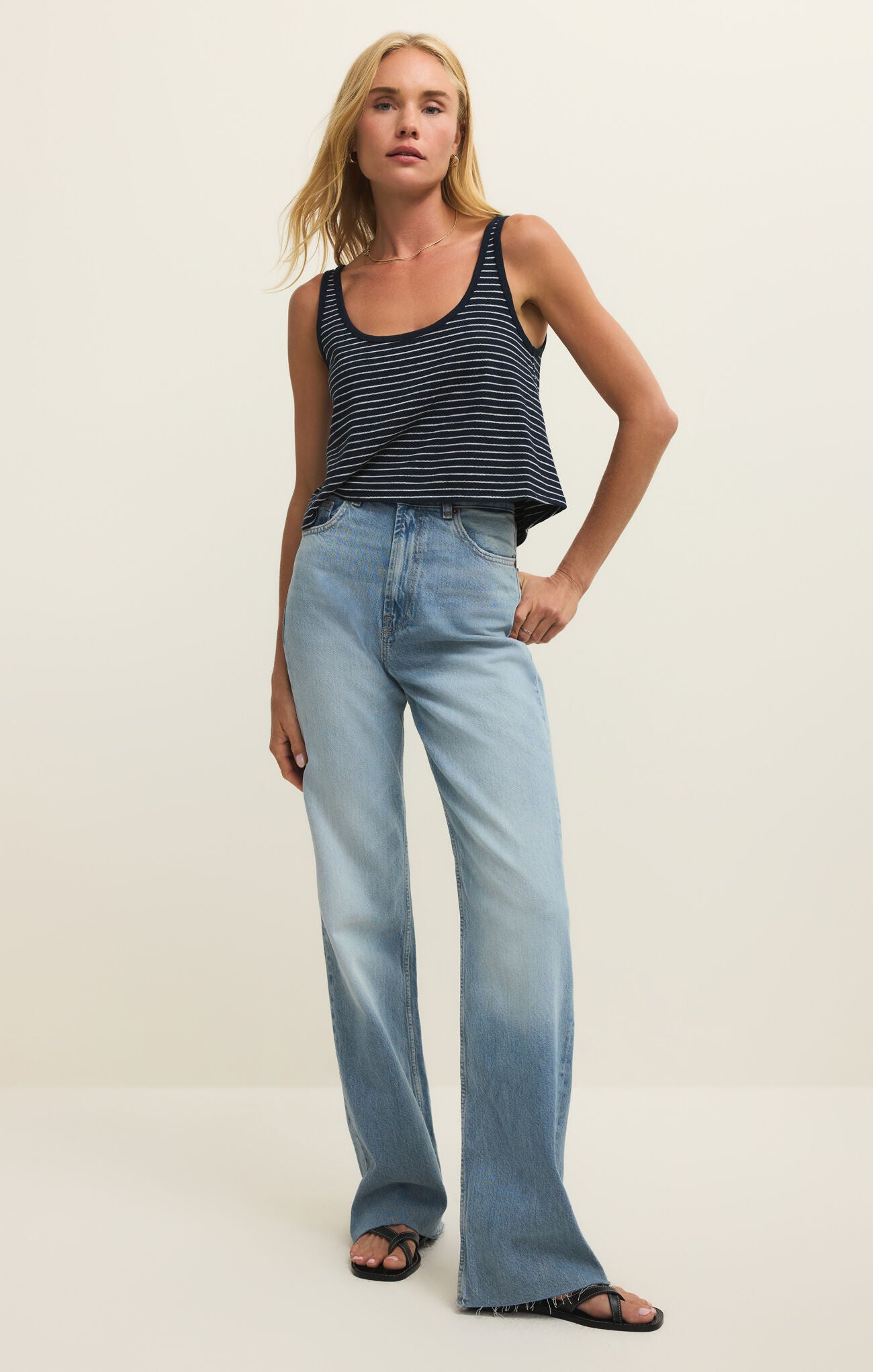 Yareli Striped Tank - Eclipse