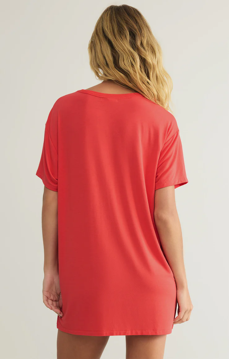 Wine & Dine Night Shirt Hot Stuff