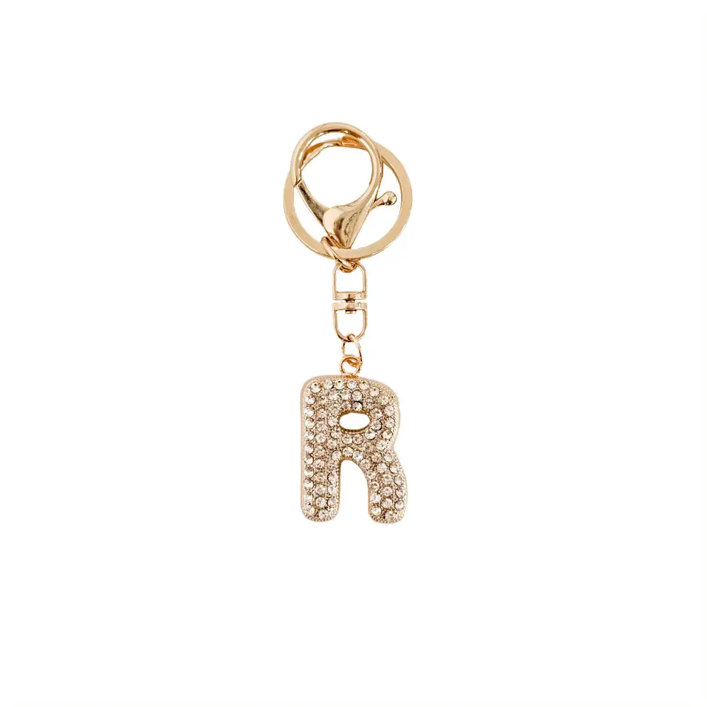 Diamond Initial Bag Charm