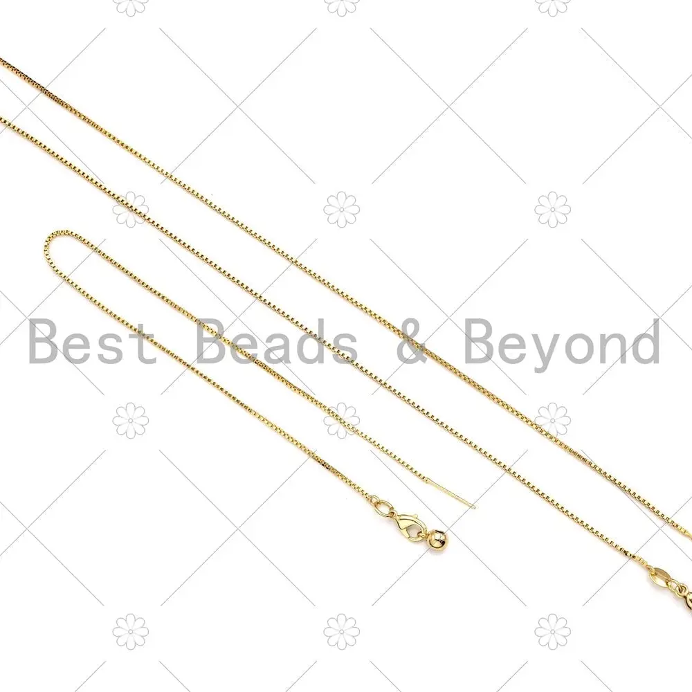 Box Bolo Chain Sliding Adjustable Bracelet - Gold