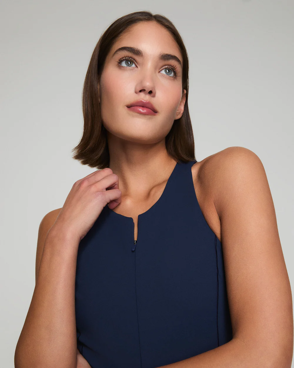 Spanx Get Moving Zip Front Dress