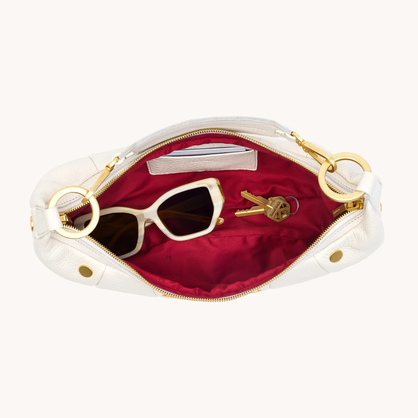 Hammitt Erica Sml - Calla Lily White/Brushed Gold