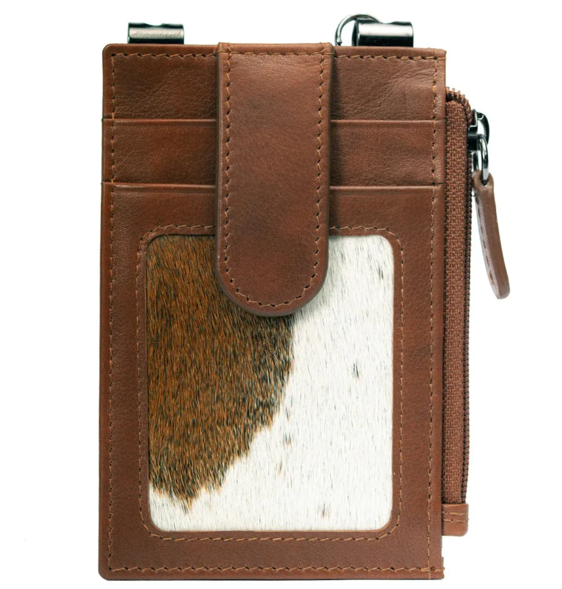 Sidekick Wallet - 1070H Calf Hair On V2 w/flap