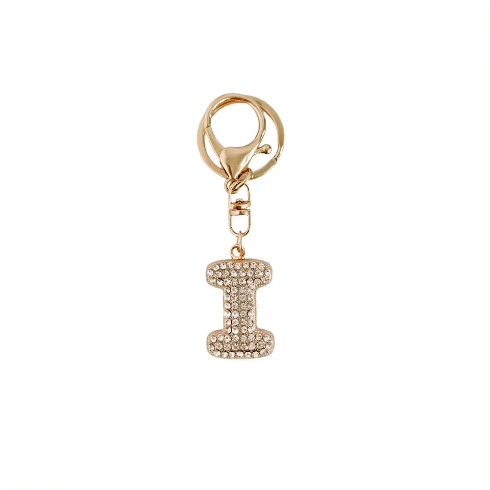 Diamond Initial Bag Charm