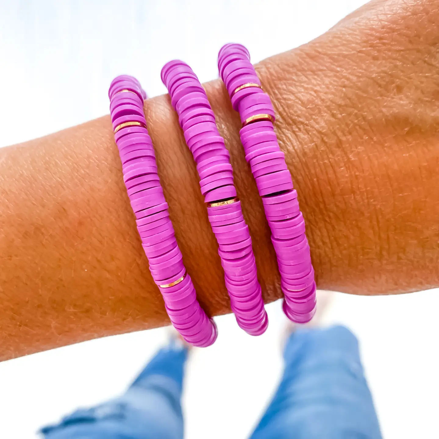 Vinyl Heishi Bracelet