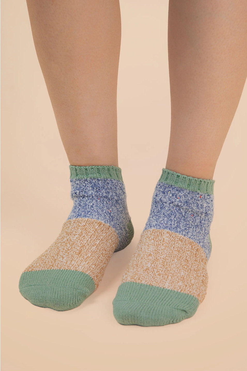 Color Block Crew Socks