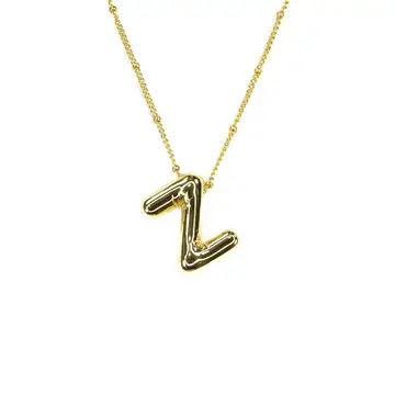 Mini Balloon Initial Necklace