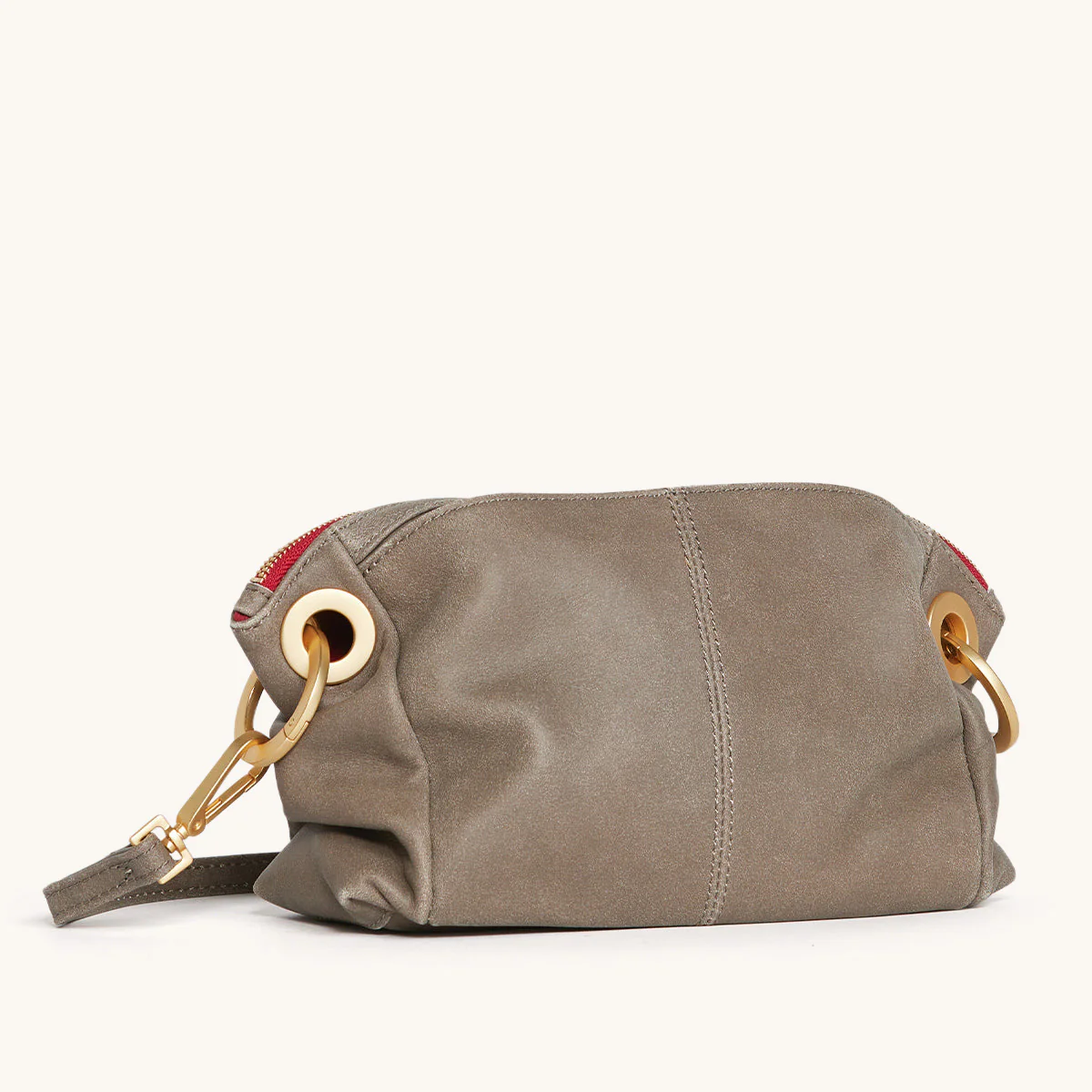 Hammitt Daniel Crossbody Clutch Sml - Sculpted Taupe/Brushed Gold