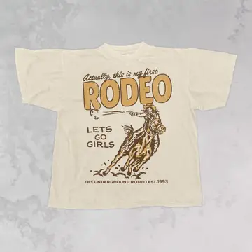 This Is My First Rodeo Western Oversized T-Shirt