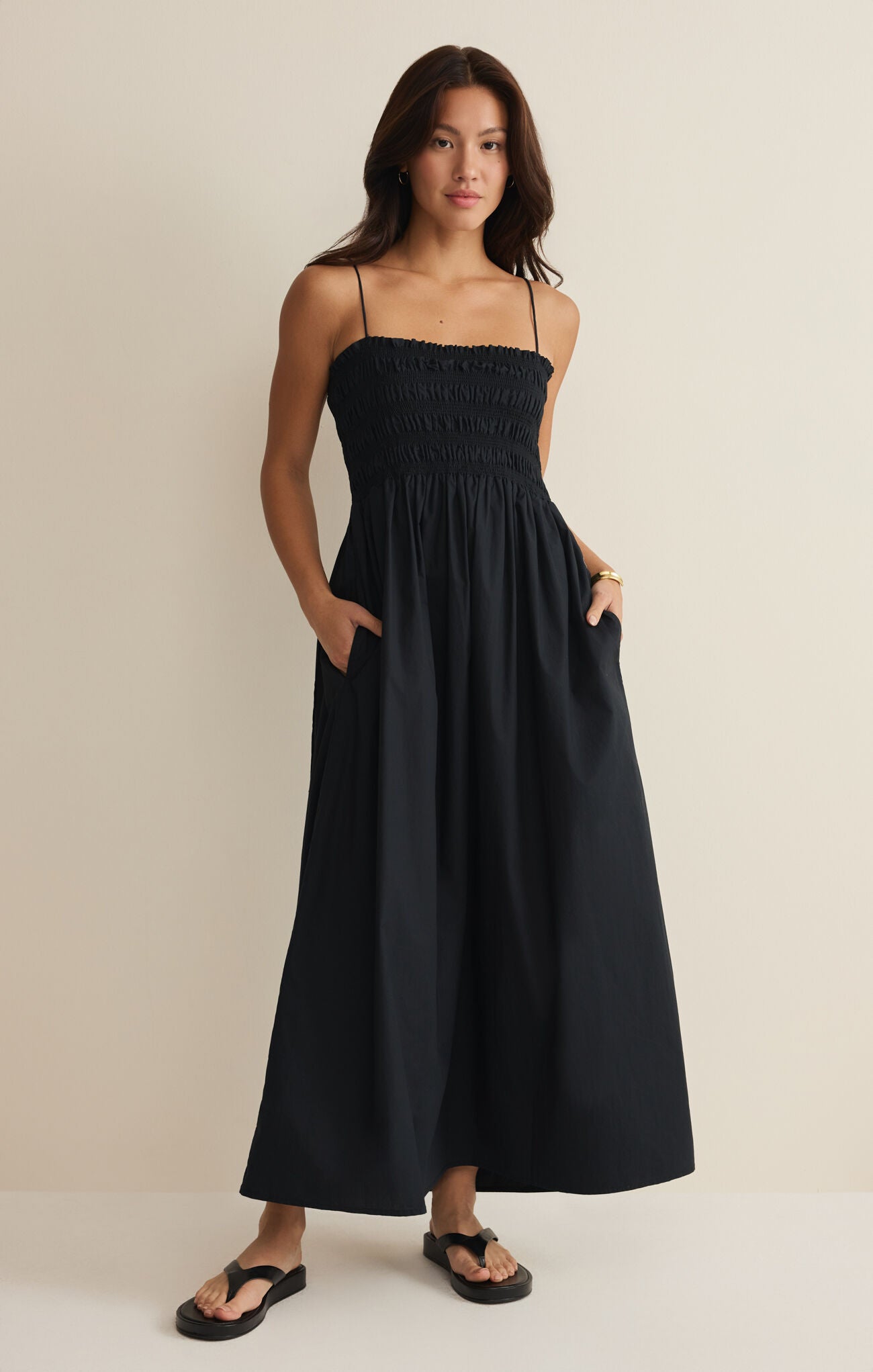 Cornelia Poplin Maxi Dress