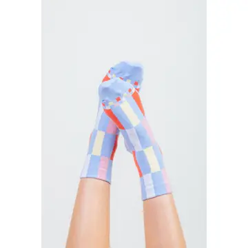 Color Block Casual Socks