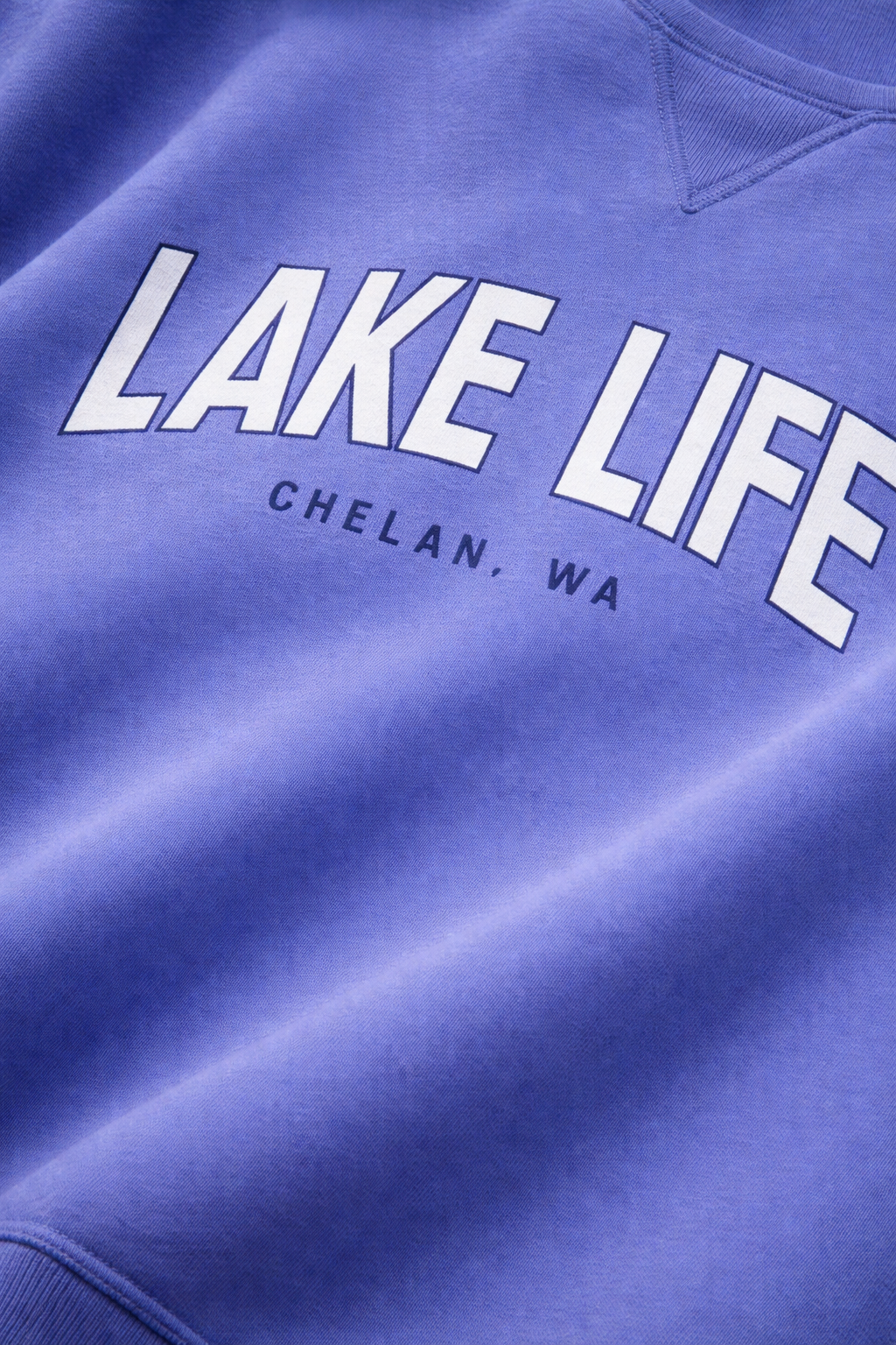 Youth Comfort Wash Fleece Sweatshirt - Lake Life Chelan, WA