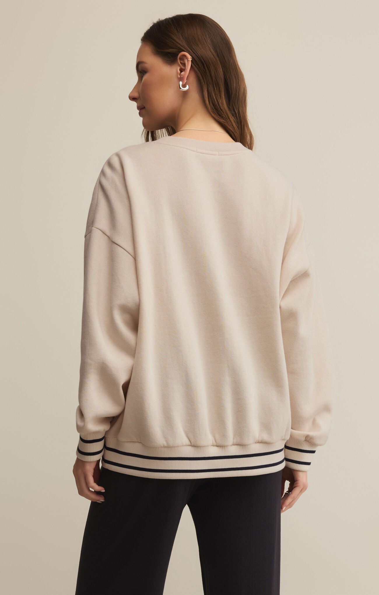 Oversized Saturdays Sweatshirt - Crystal