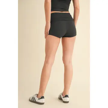 Soft Knit Jersey Foldover Shorts