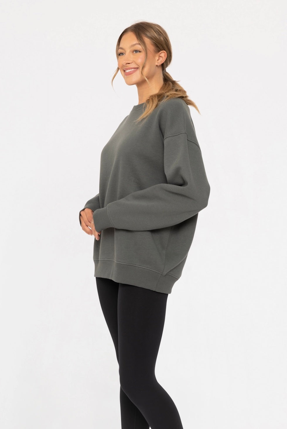 Oversized Fleece Sweatshirt