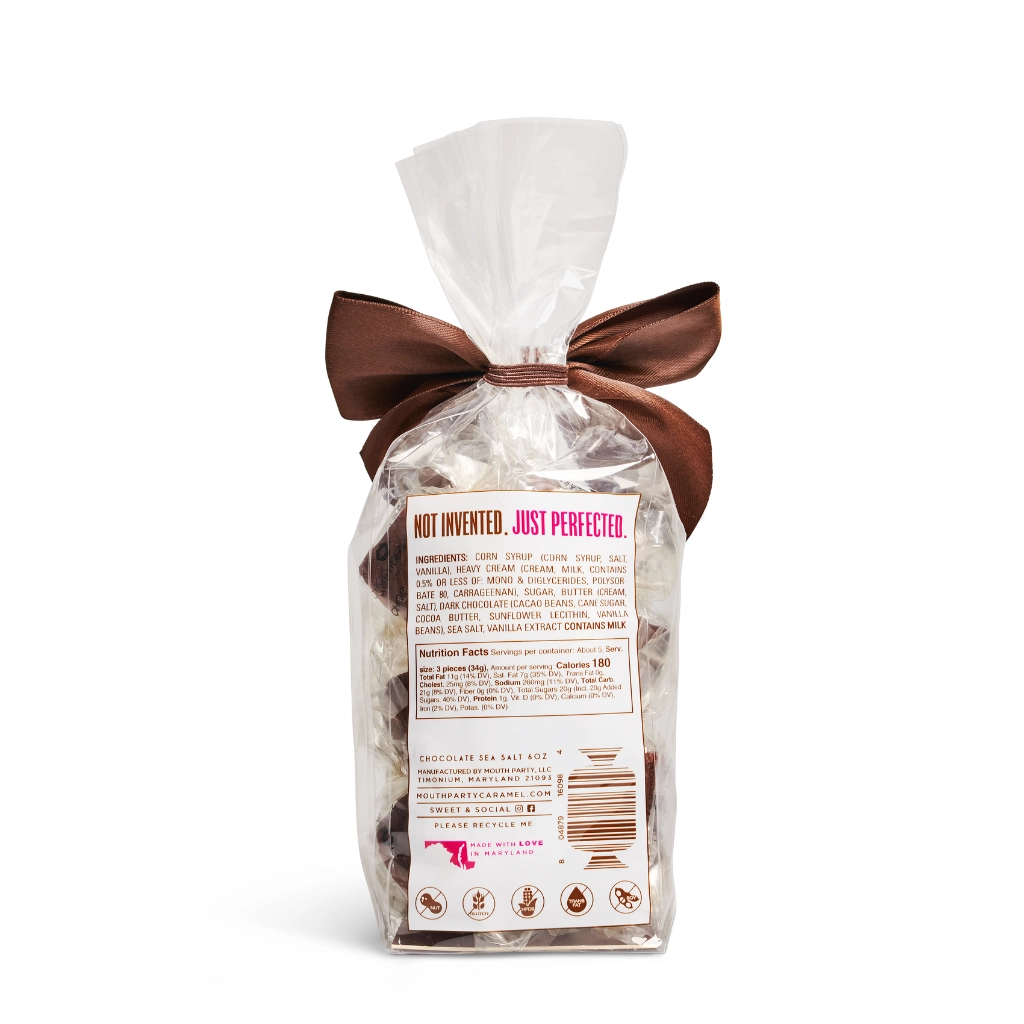 Chocolate Sea Salt Caramel 6oz Gift Bag