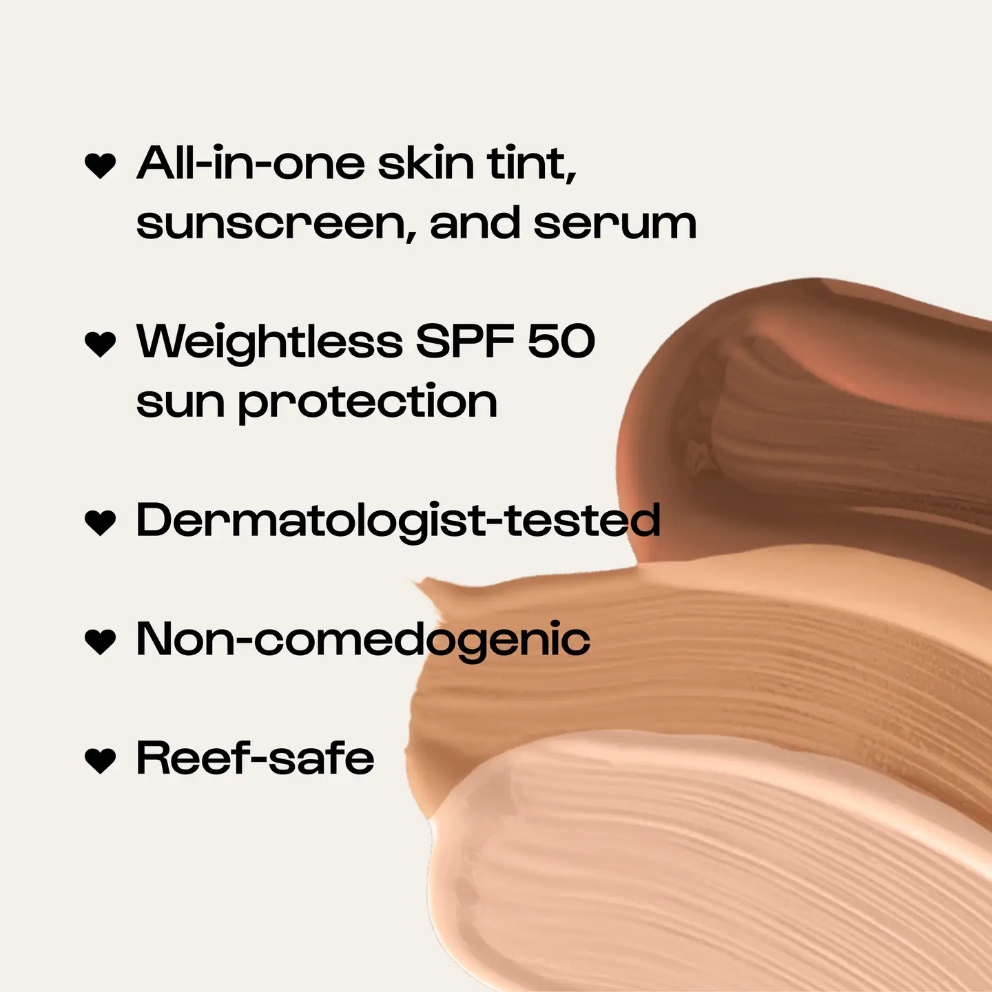 Beam Sunsational Spf 50 Skin Tint with Niacinamide Spa Gift
