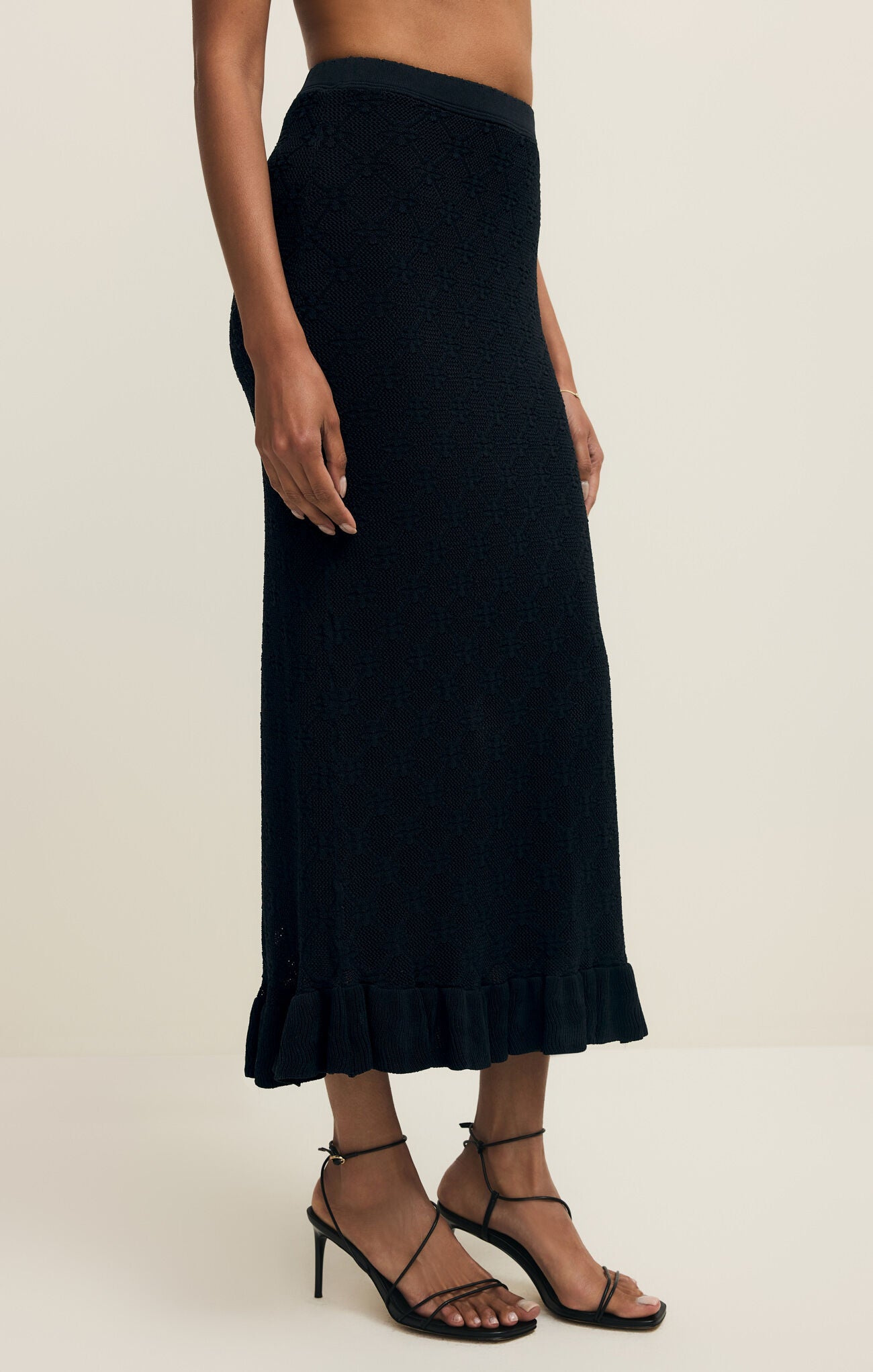 Ramona Sweater Skirt - Black