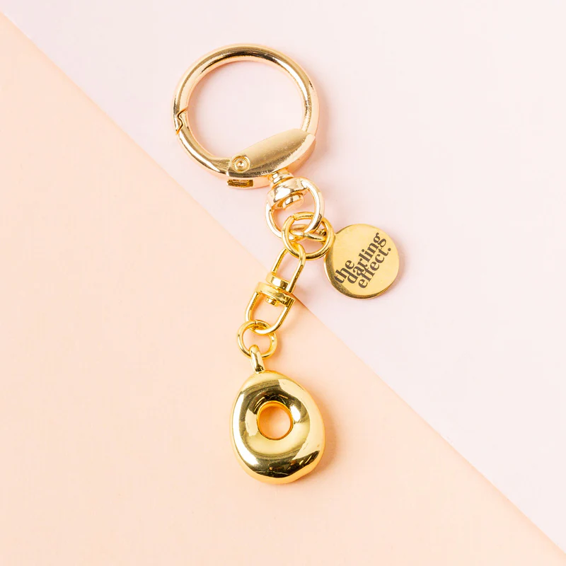 Bubble Letter Keychain