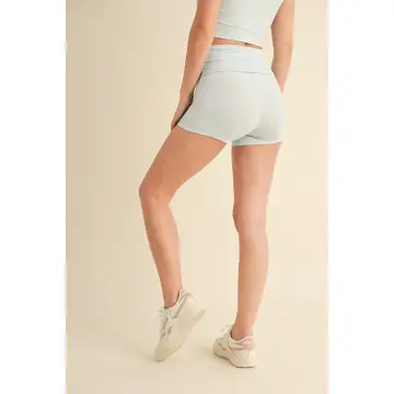 Soft Knit Jersey Foldover Shorts