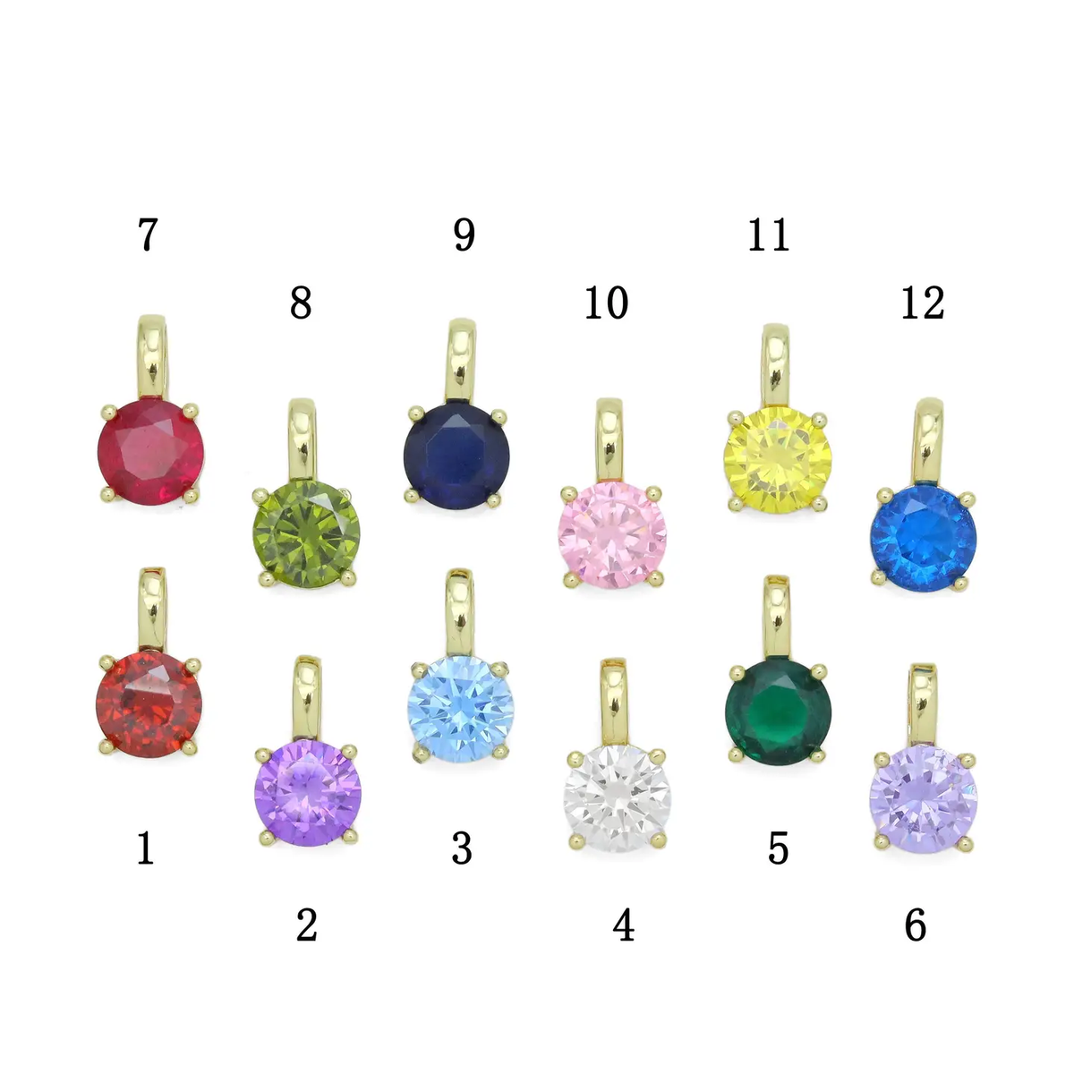 Birthstone Charm
