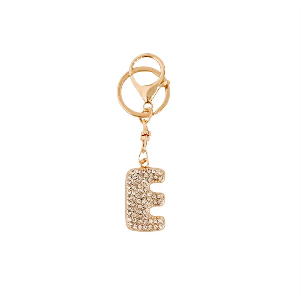 Diamond Initial Bag Charm