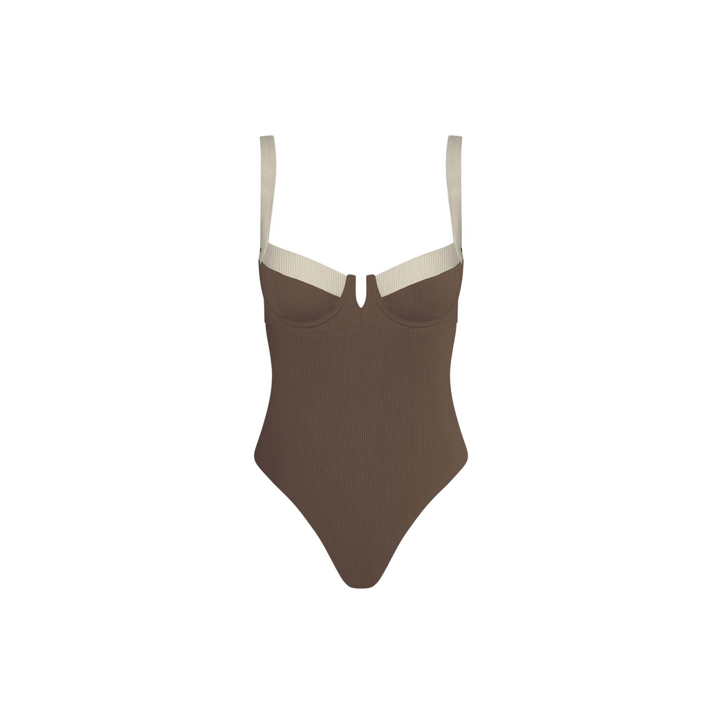 Grace One Piece - Brown/Beige