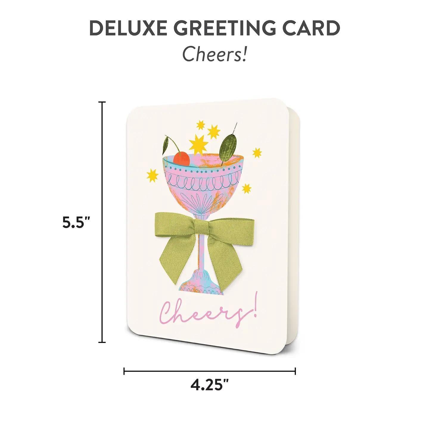 Deluxe Greeting Card – Cheers!