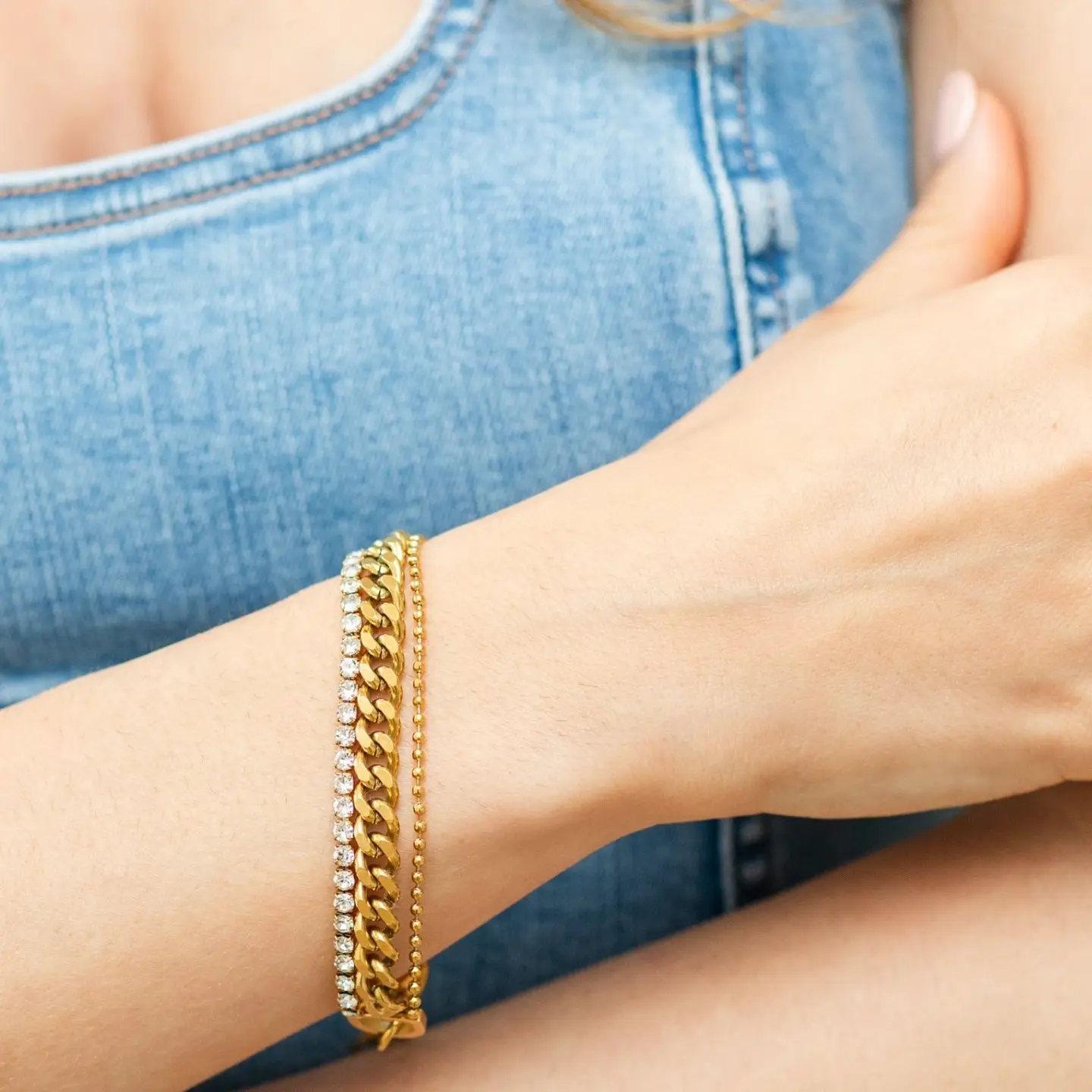 Water-Resistant Statement Bracelet