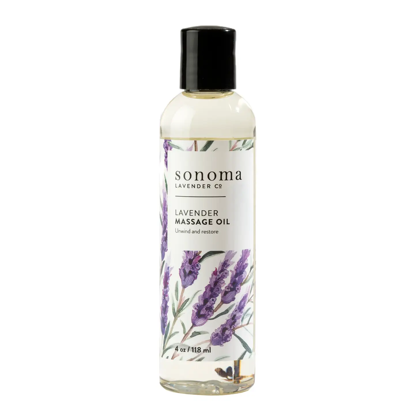 Massage Oil 4oz - Lavender