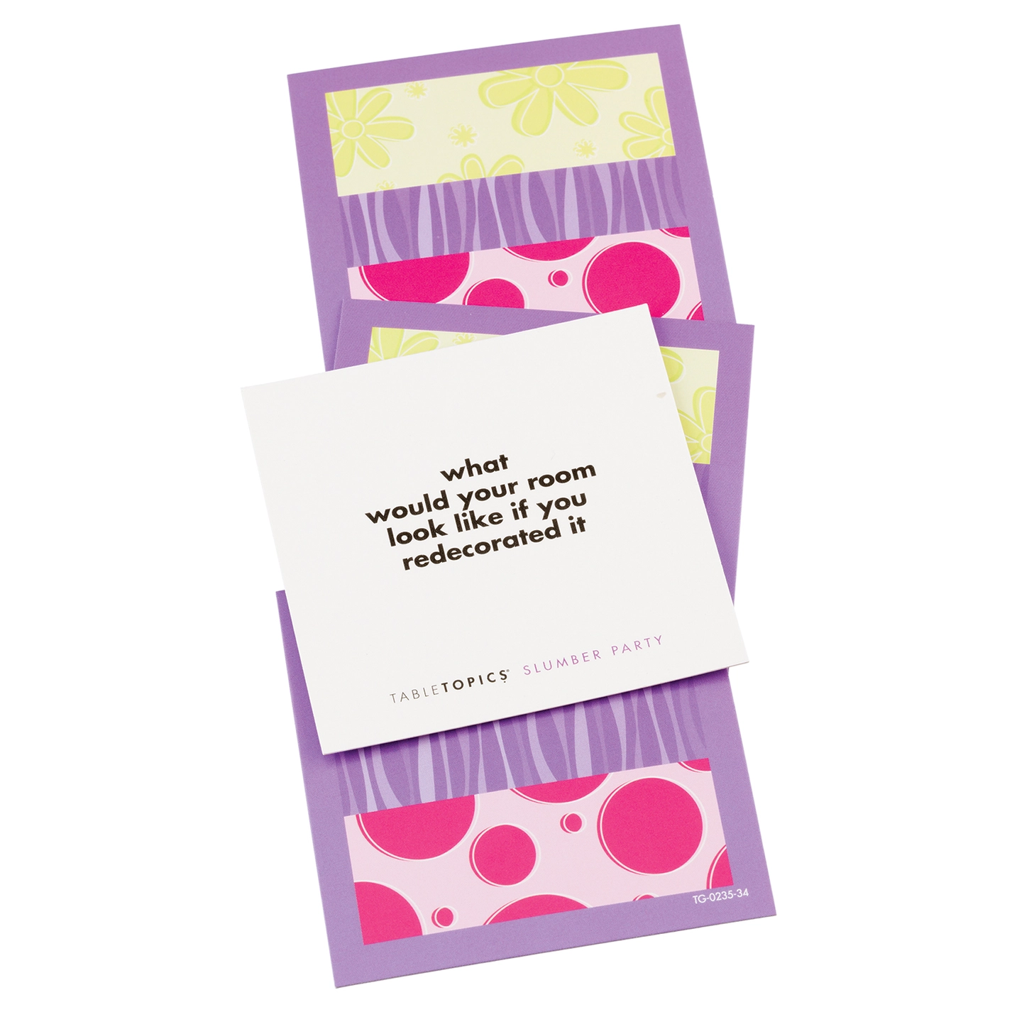 Tabletopics Slumber Party - Conversation Starter Game