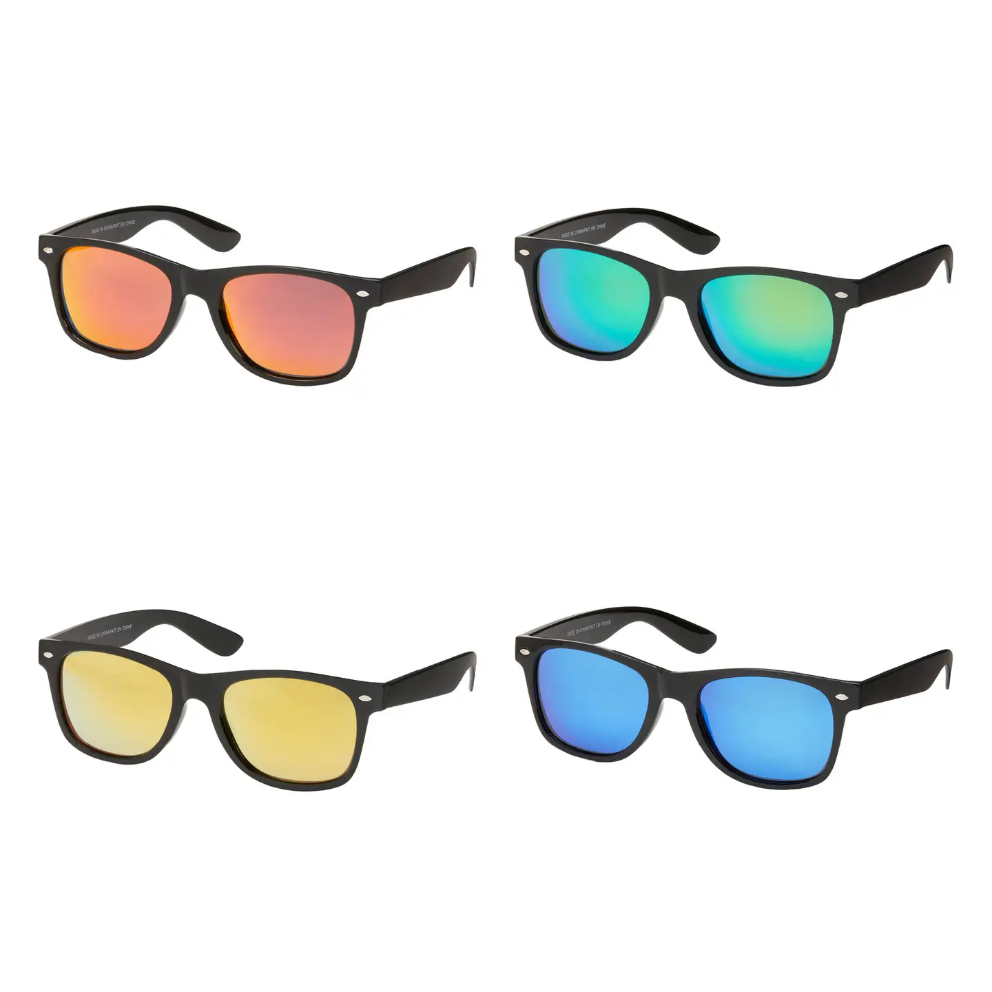Classic Polarized Sunglasses W/Color Mirror Lens