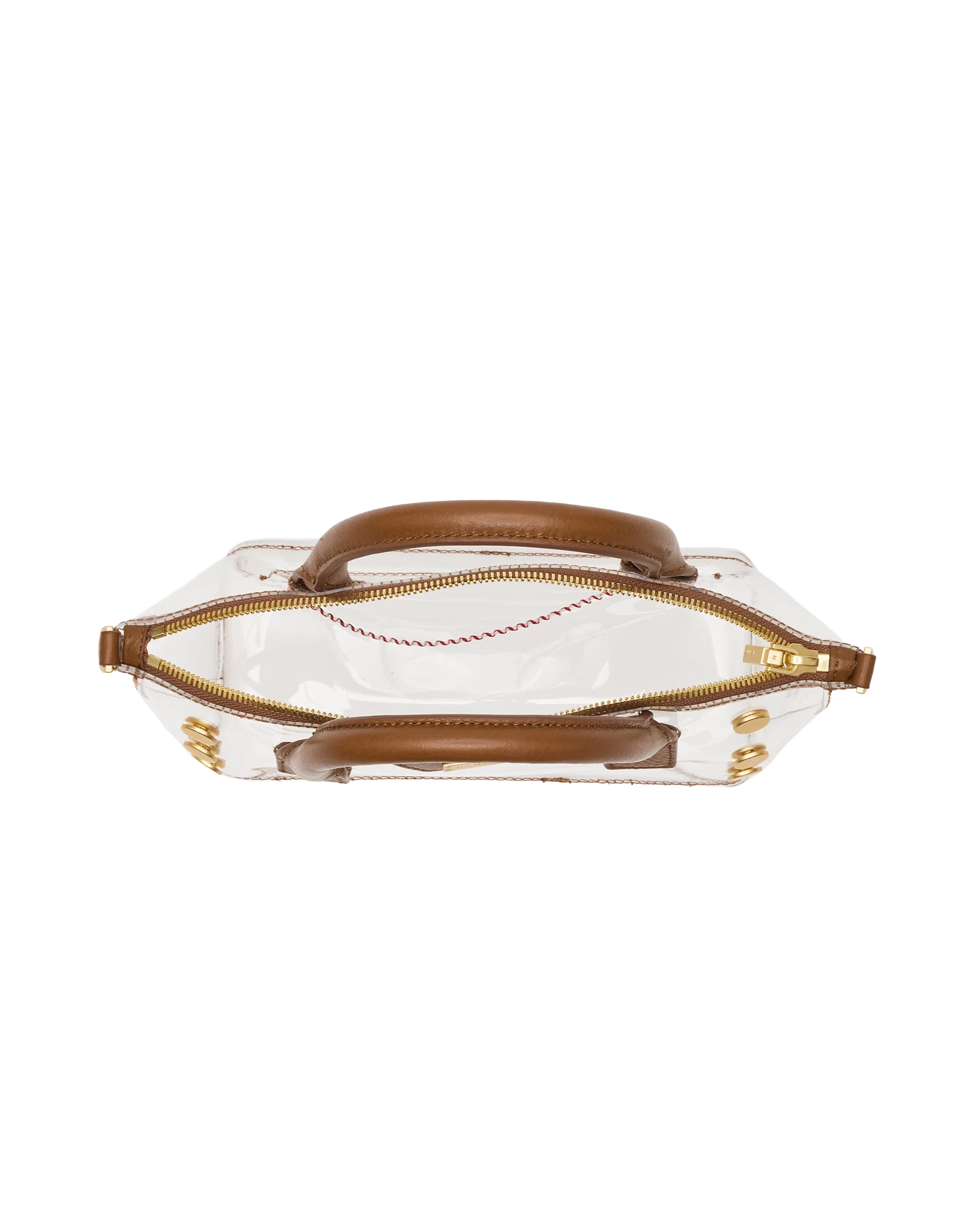 Hammitt Paula Clear - Mahogany Pebble/Brushed Gold