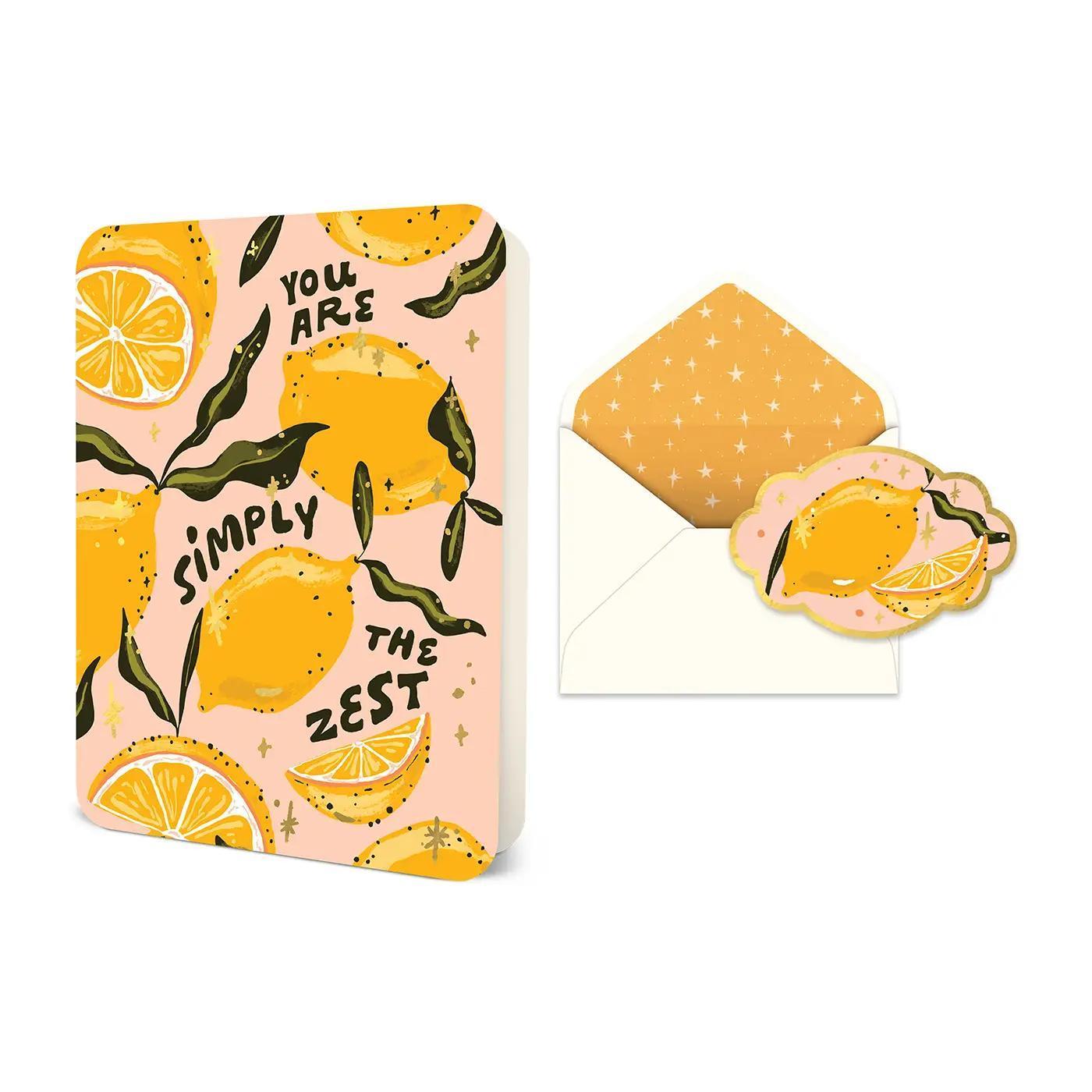 Deluxe Greeting Card – Simply the Zest