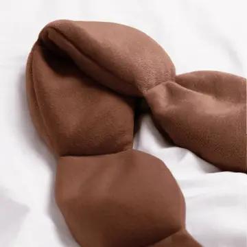Mocha Weighted Sleep Mask - Eye Mask Mocha