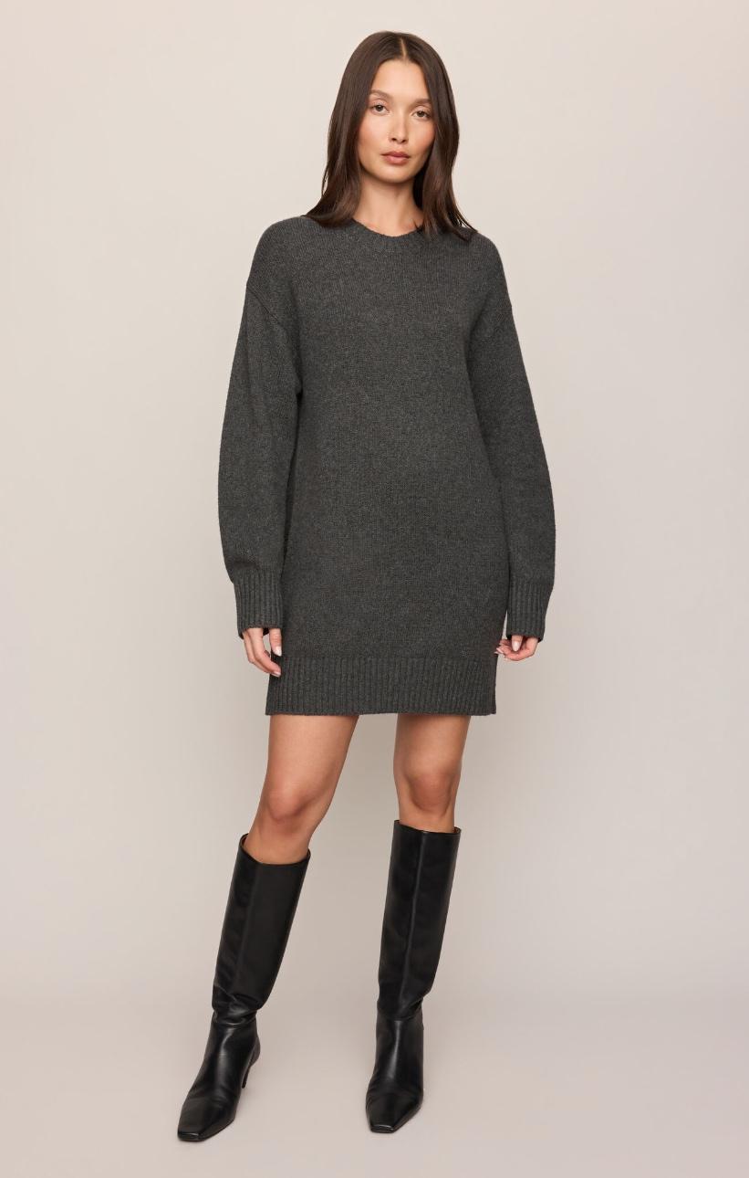Fairmont Sweater Dress - Charcoal Heather