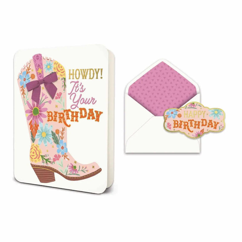 Studio Oh! It's Your Boot-Day! Deluxe Greeting Card